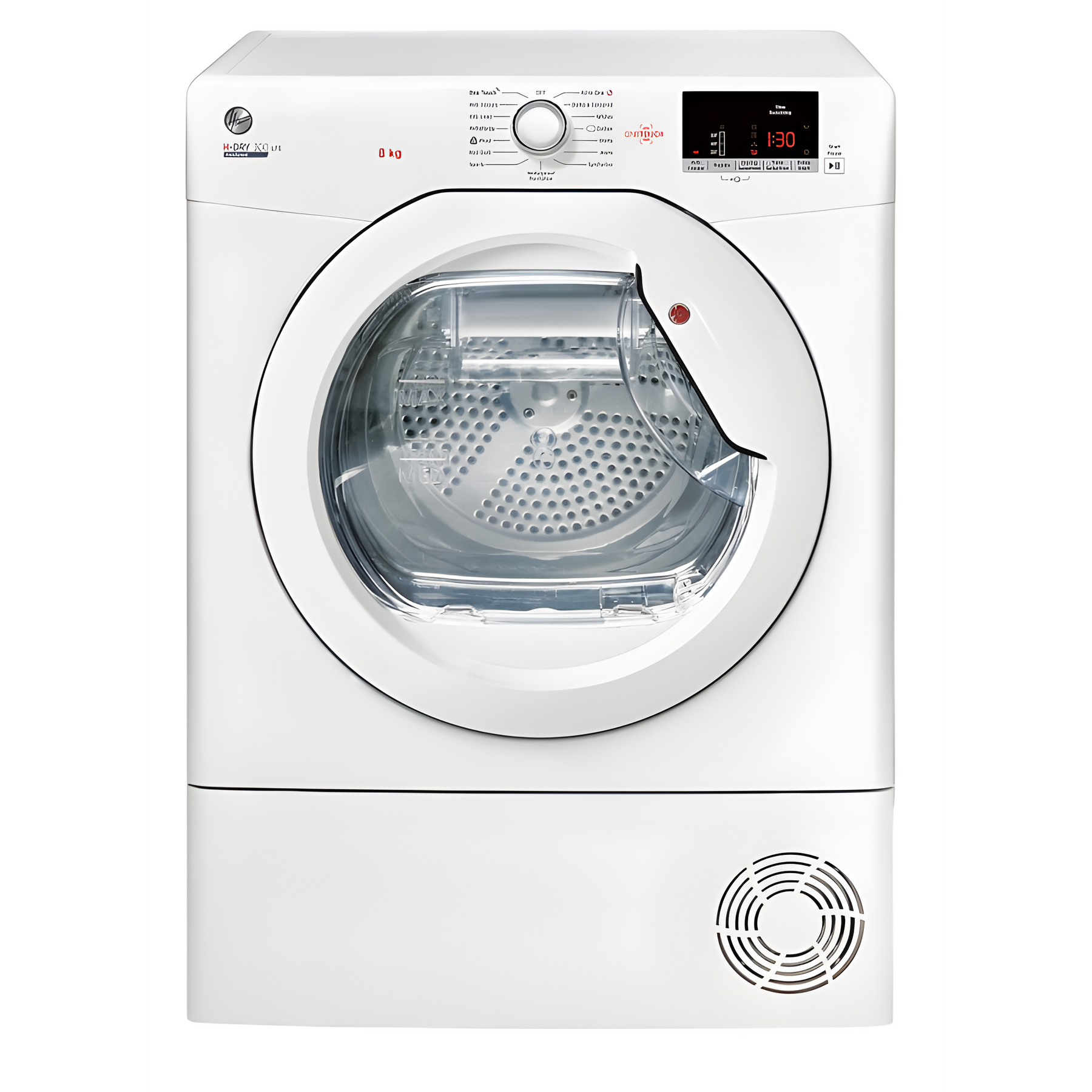 Hoover HLE H8A1LE-80 - White 8KG Heat Pump Tumble Dryer - Sensor Dry - A+ energy