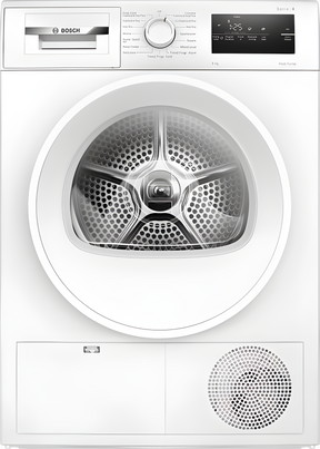Bosch Series 4 WTH85225GB - White 8KG Heat Pump Condenser Dryer - A++ energy