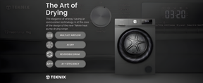Teknix TK2HP9HS - Titanium 9KG Heat Pump Tumble Dryer - E Energy