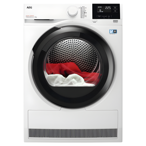AEG TR818P4B - White 8KG Heat Pump Condenser Dryer - A++ energy