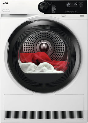 AEG TR729A4B - White 9KG Heat Pump Tumble Dryer - C Energy Rating
