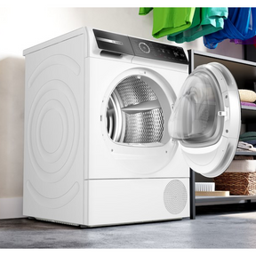 Bosch Series 8 WQB246C9GB - White 9KG Heat Pump Condenser Dryer, - A+++ energy