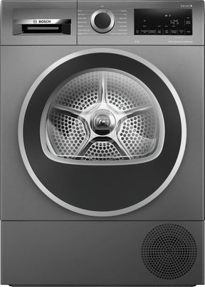 Bosch Series 6 WQG245R1GB - Graphite 9KG Heat Pump Tumble Dryer - A+++ Energy
